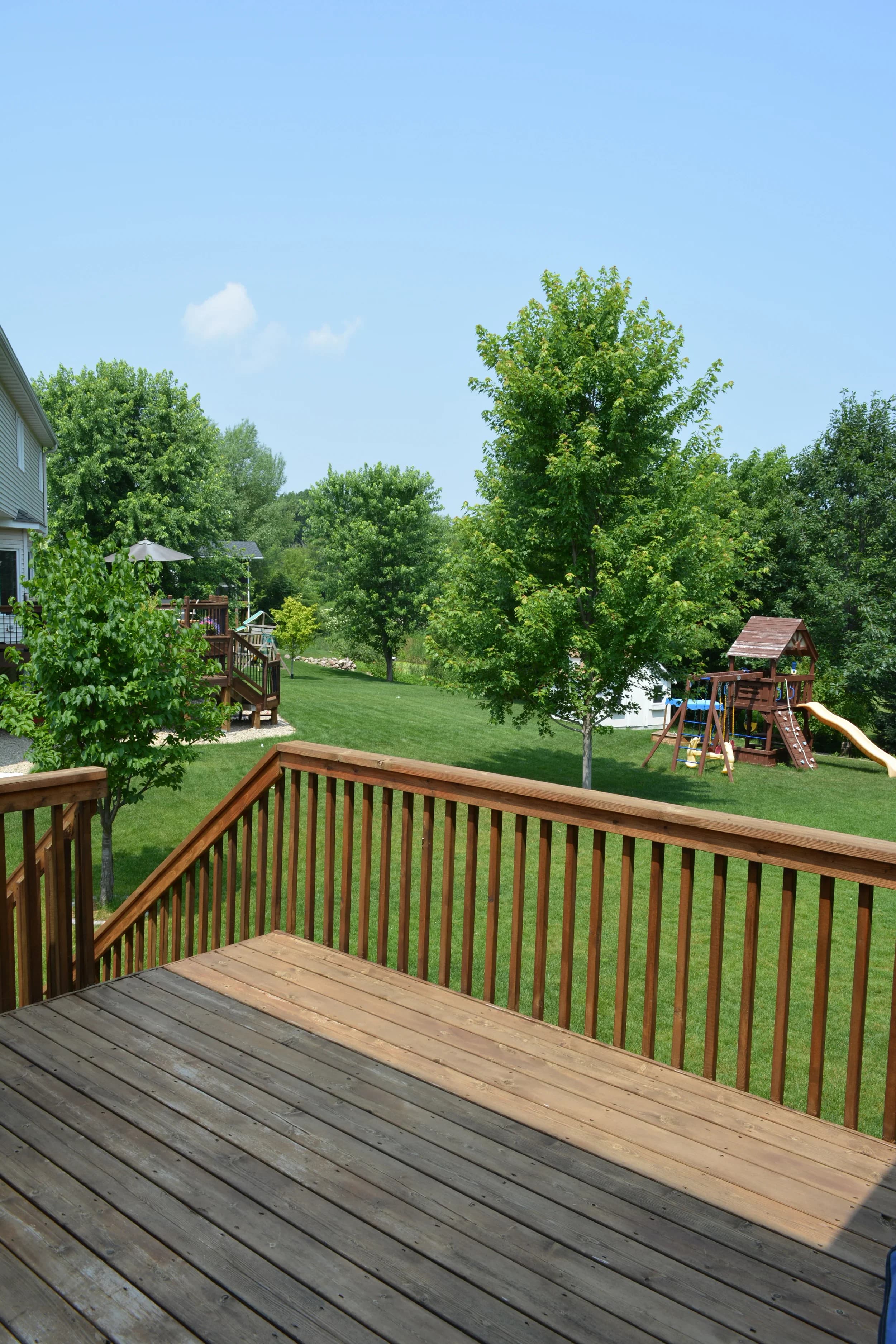 Deck refinishing in Savage