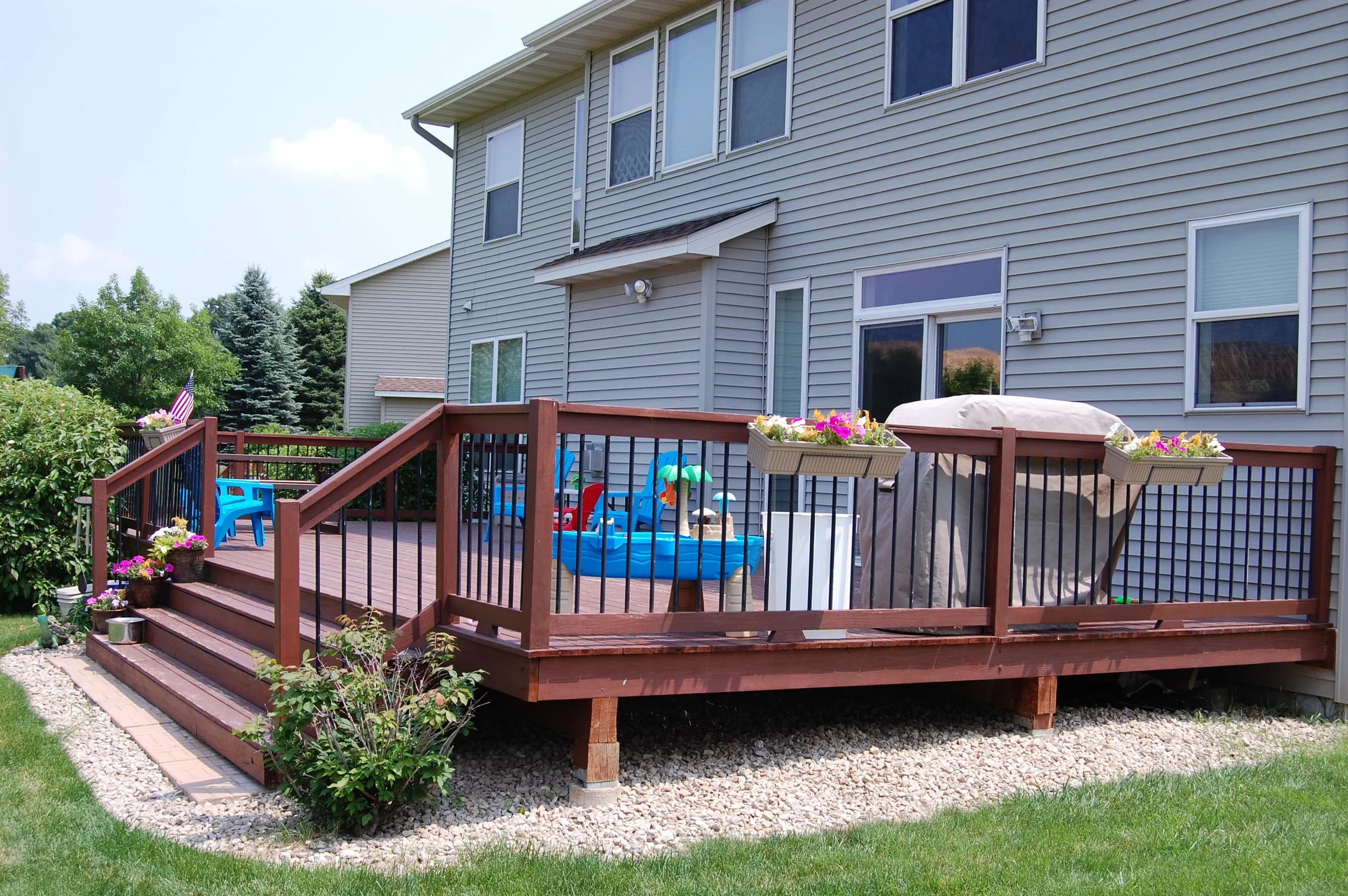 Deck refinishing in Eden Prairie