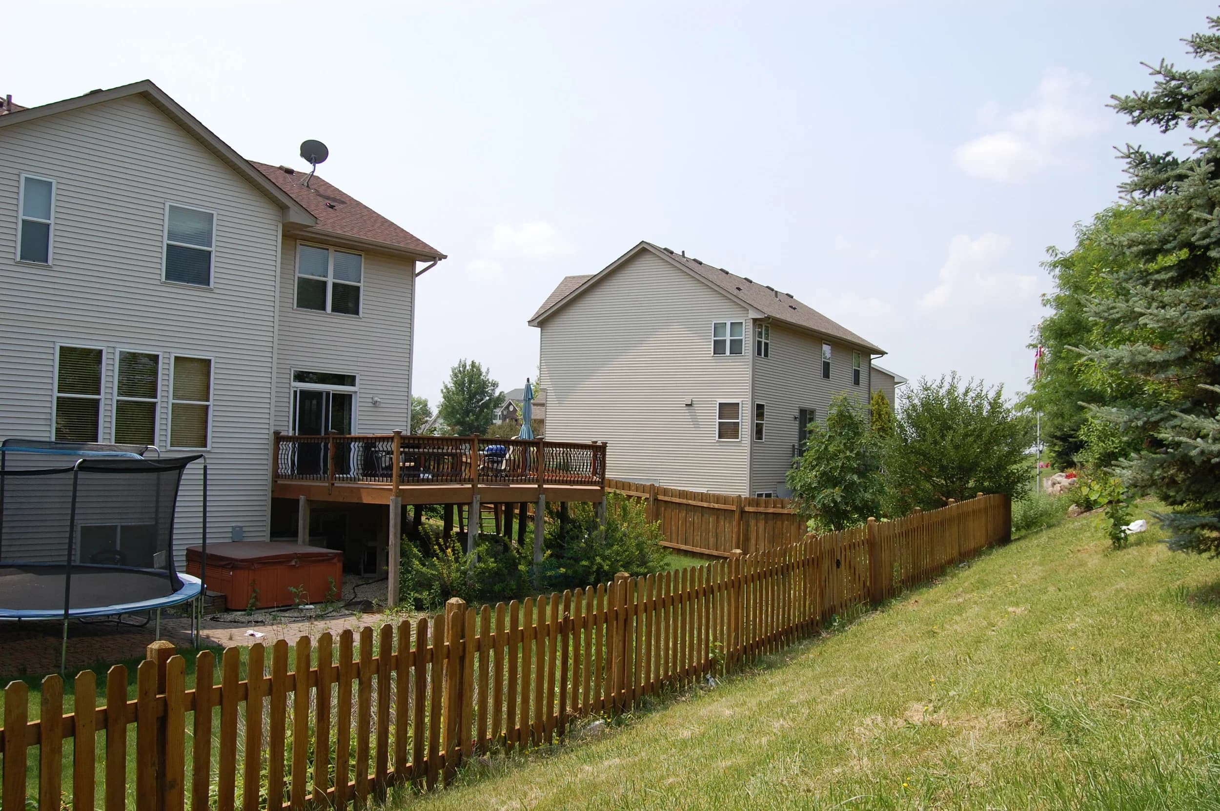 Deck refinishing in Hopkins