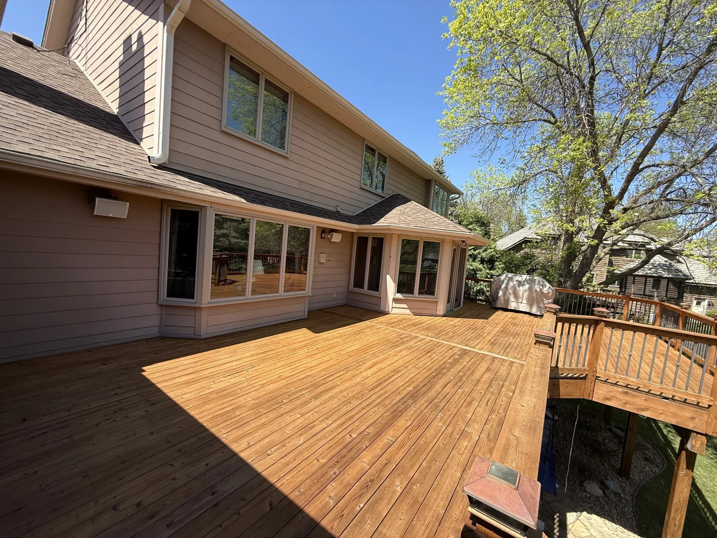 Deck refinishing in Eden Prairie