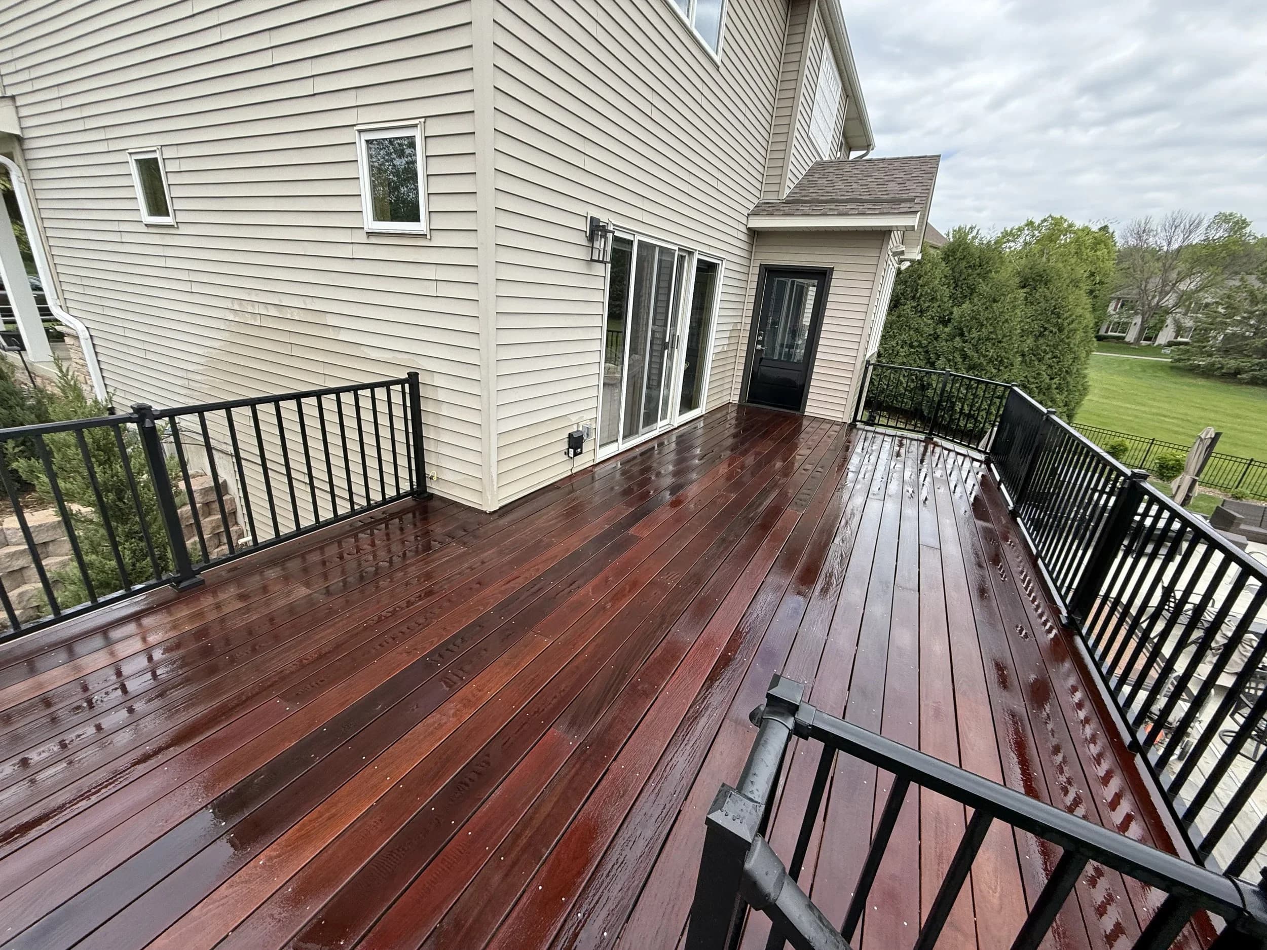 Professional deck staining service in Chaska, MN