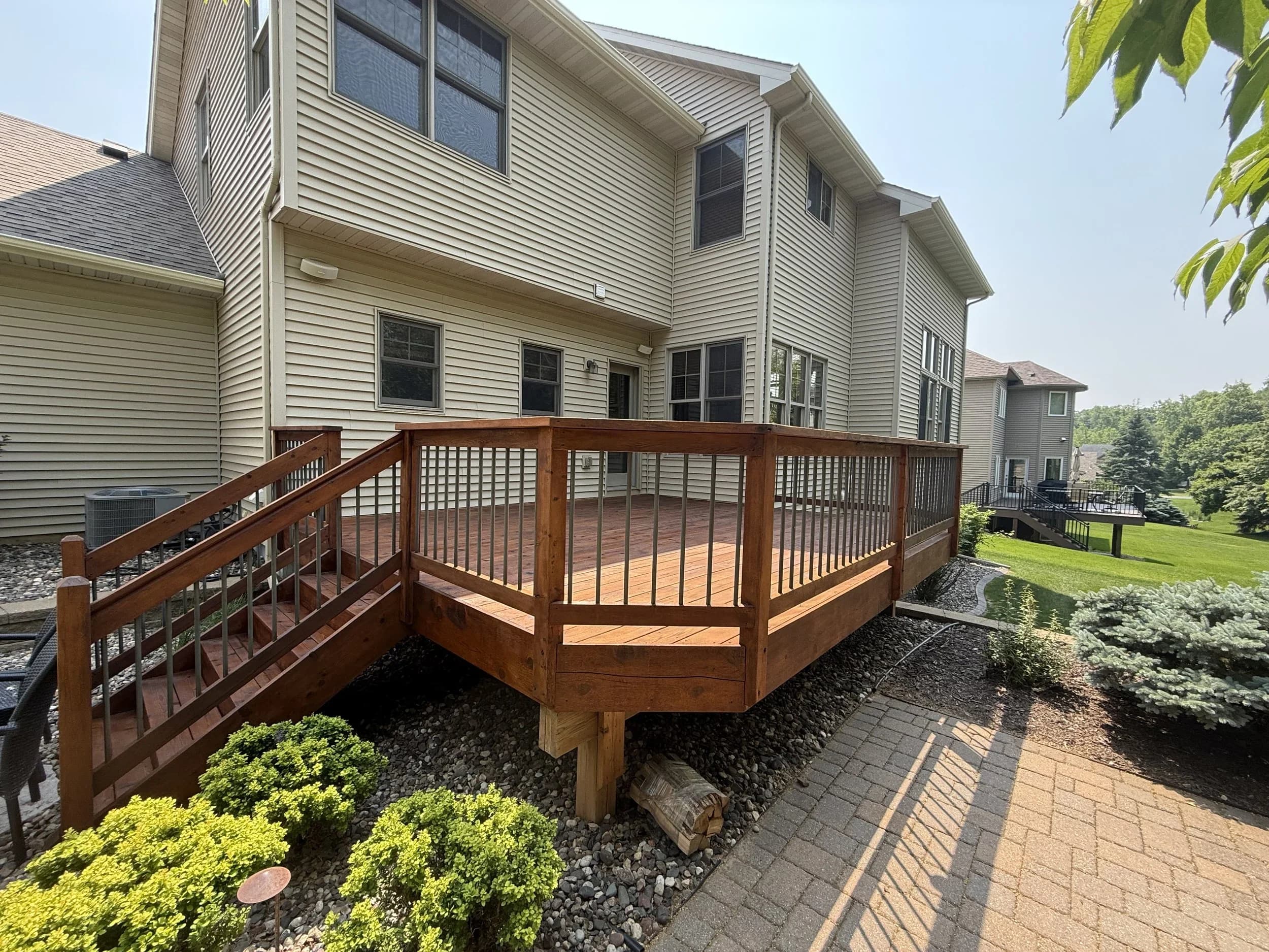 Deck refinishing in Savage