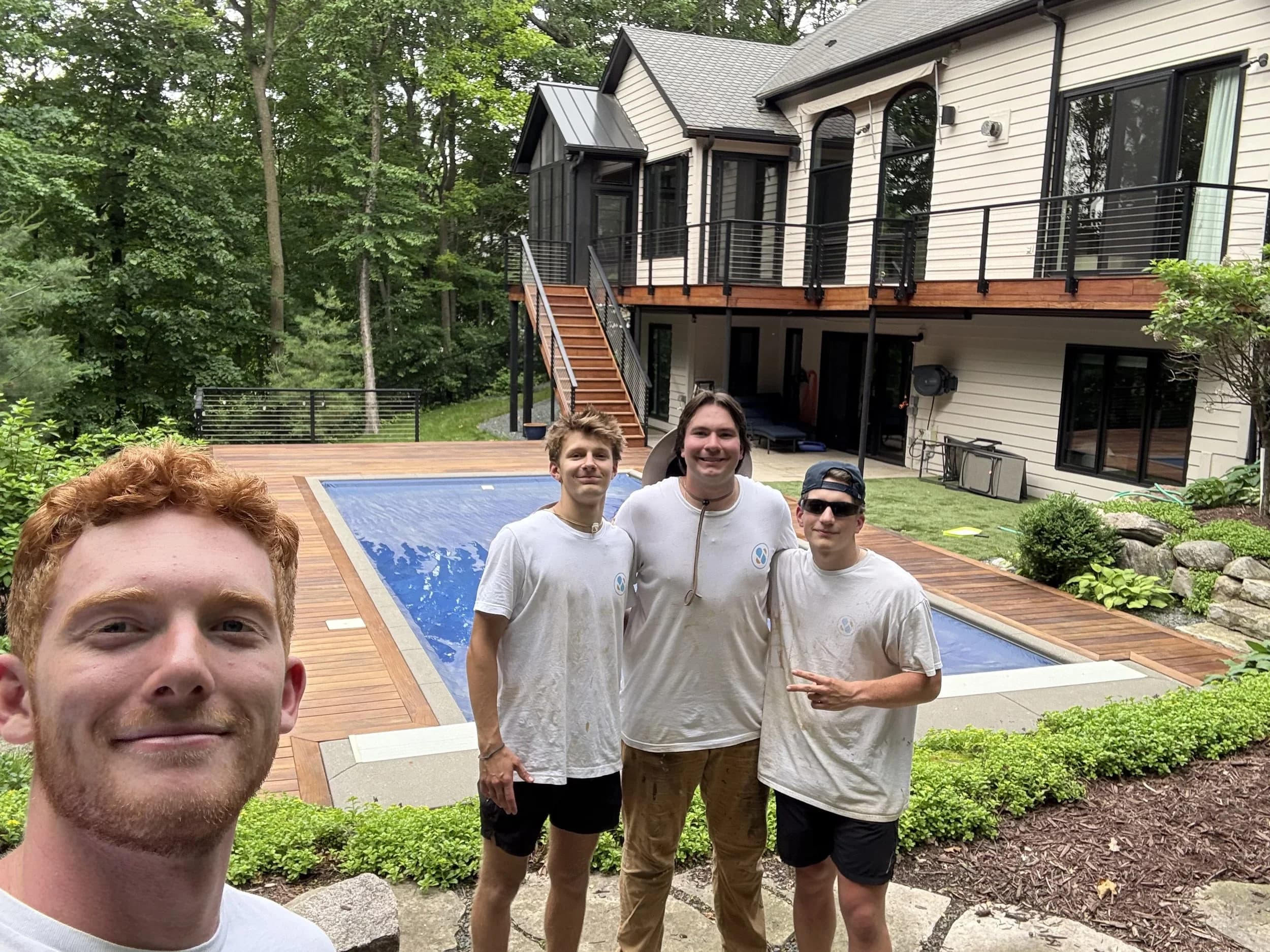 Deck refinishing in Deephaven