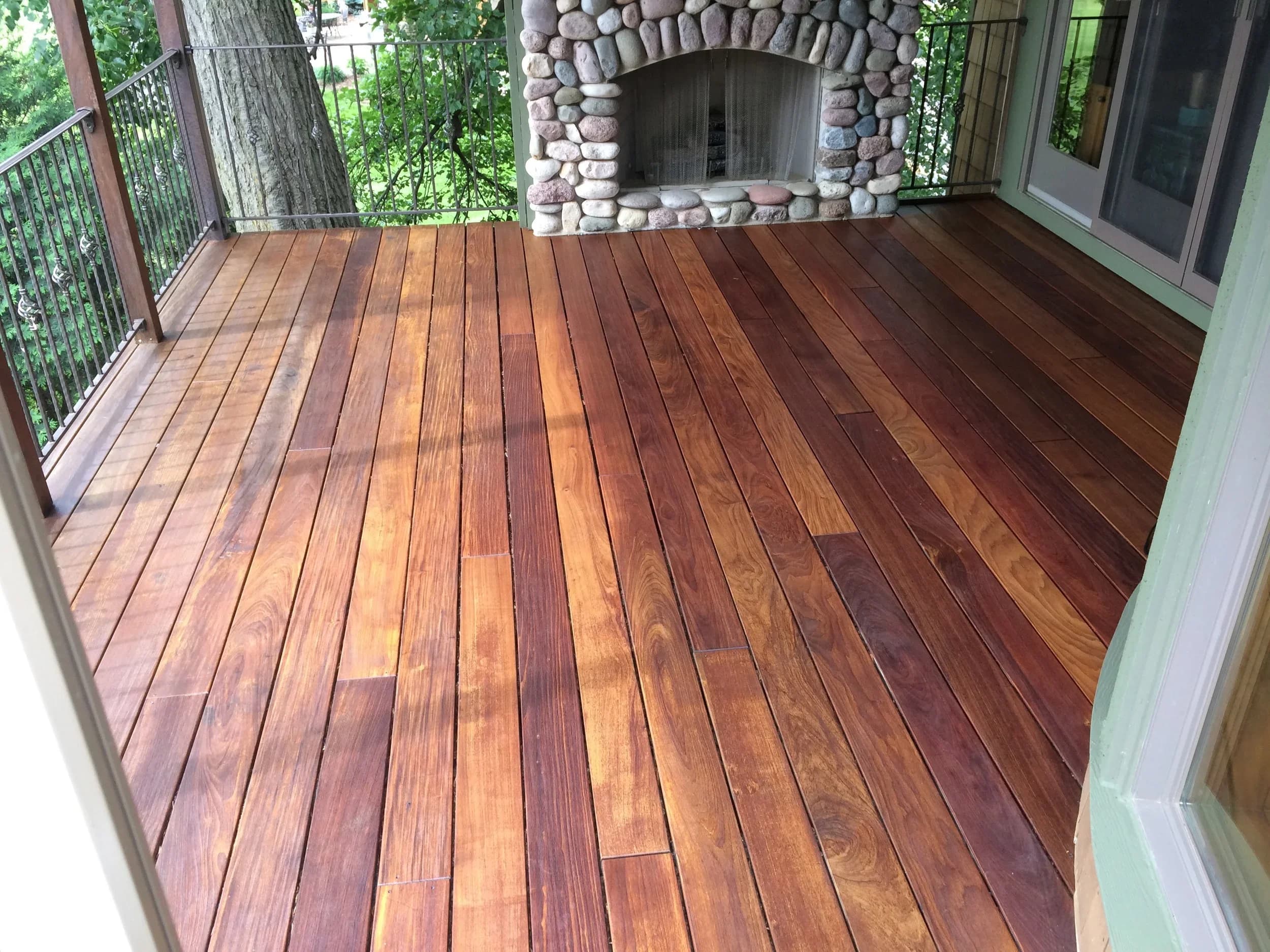 Deck refinishing in Eden Prairie
