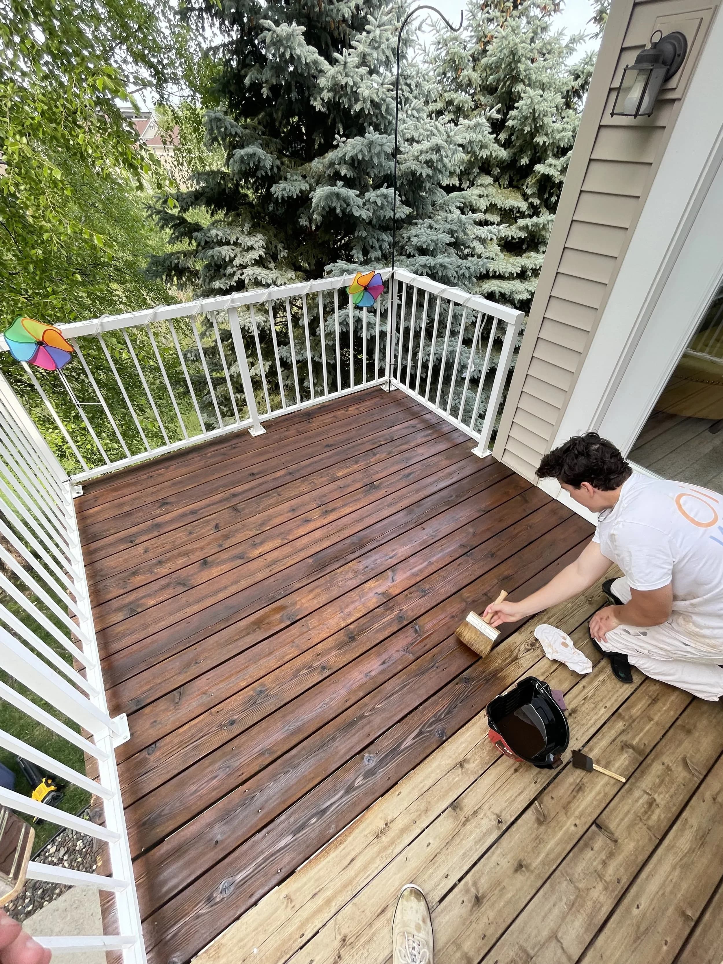 Deck refinishing in Eden Prairie