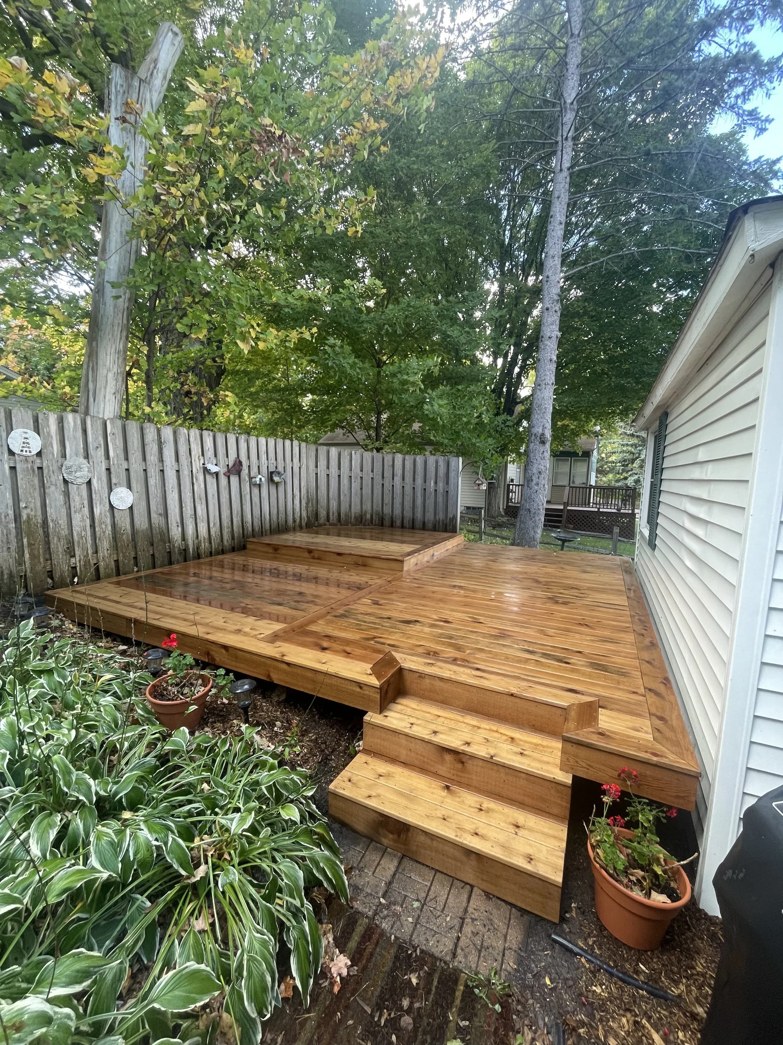 Deck refinishing in Minnetonka