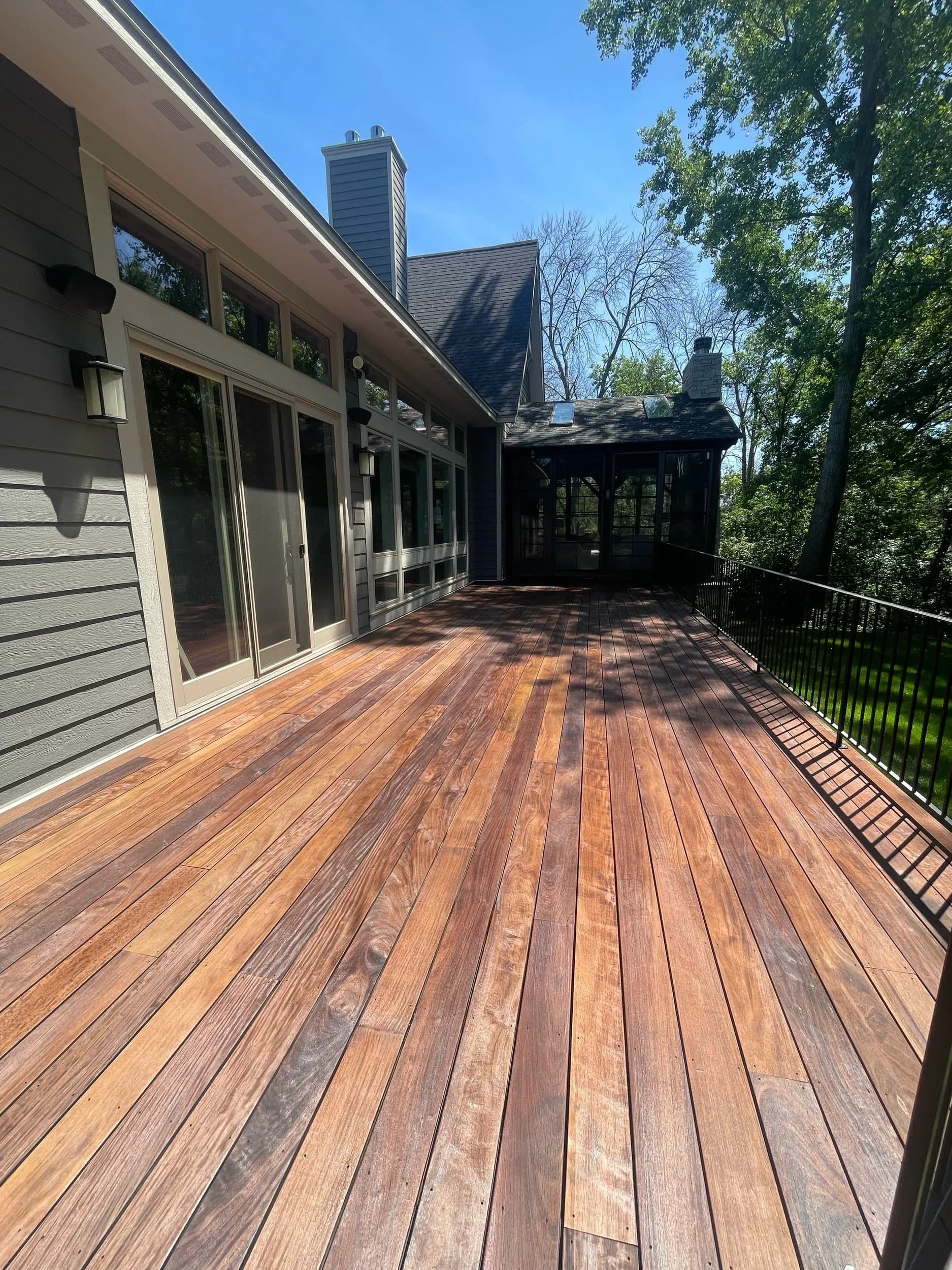 Deck refinishing in Minnetonka