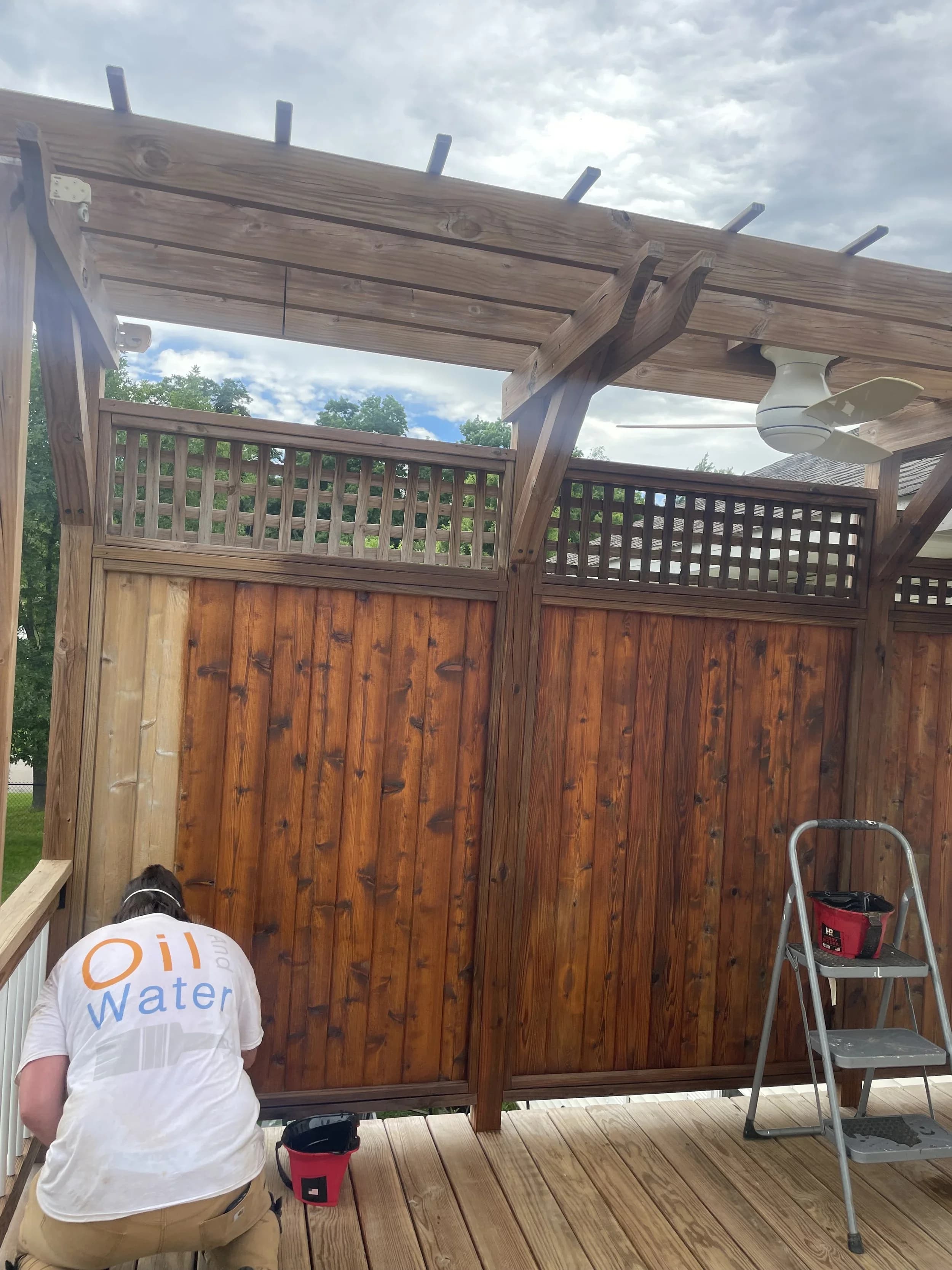 Deck refinishing in Medina