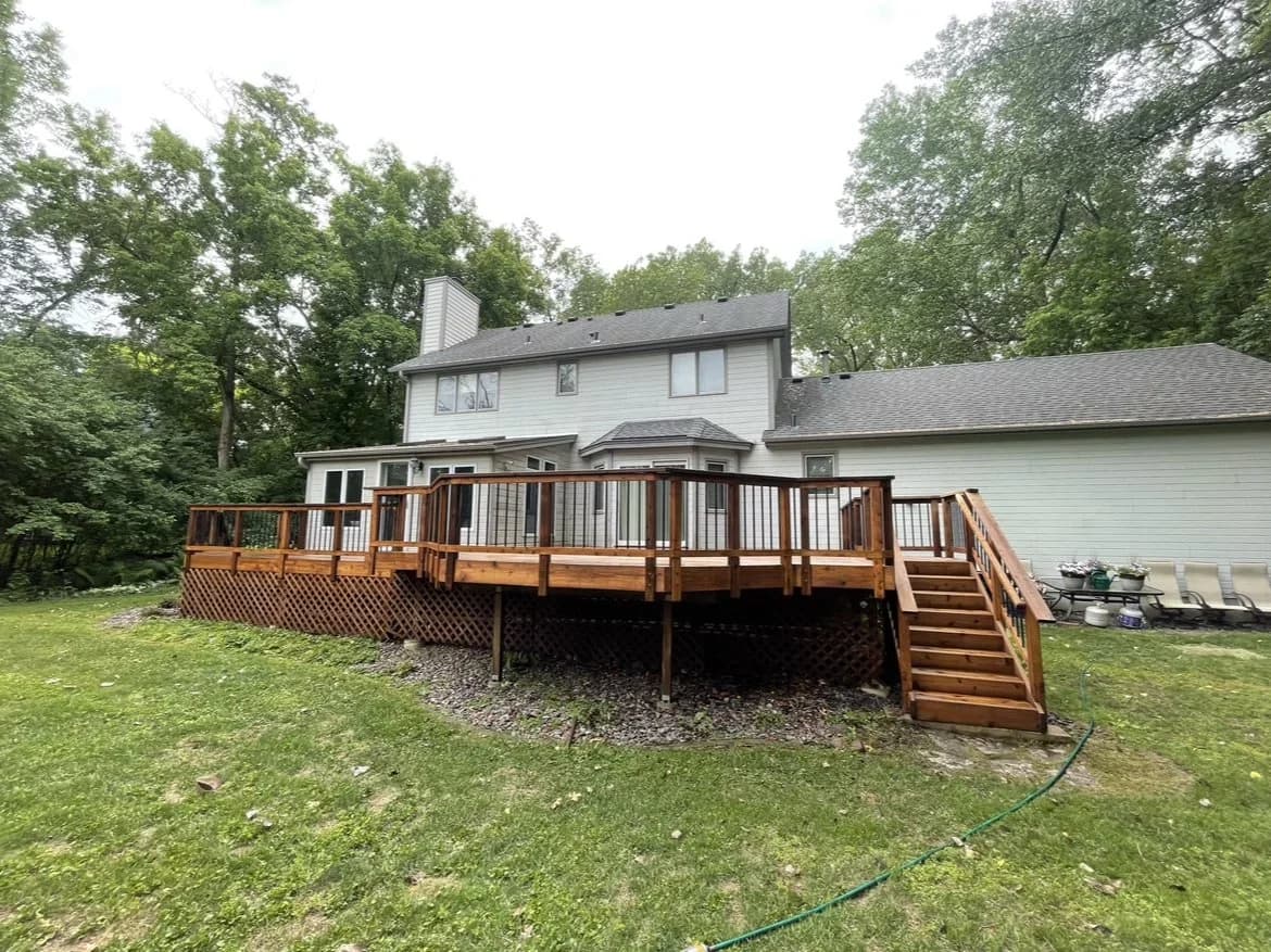 Deck refinishing in Minnetonka