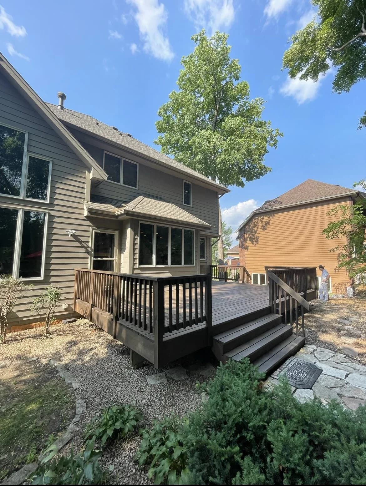 Deck refinishing in Plymouth